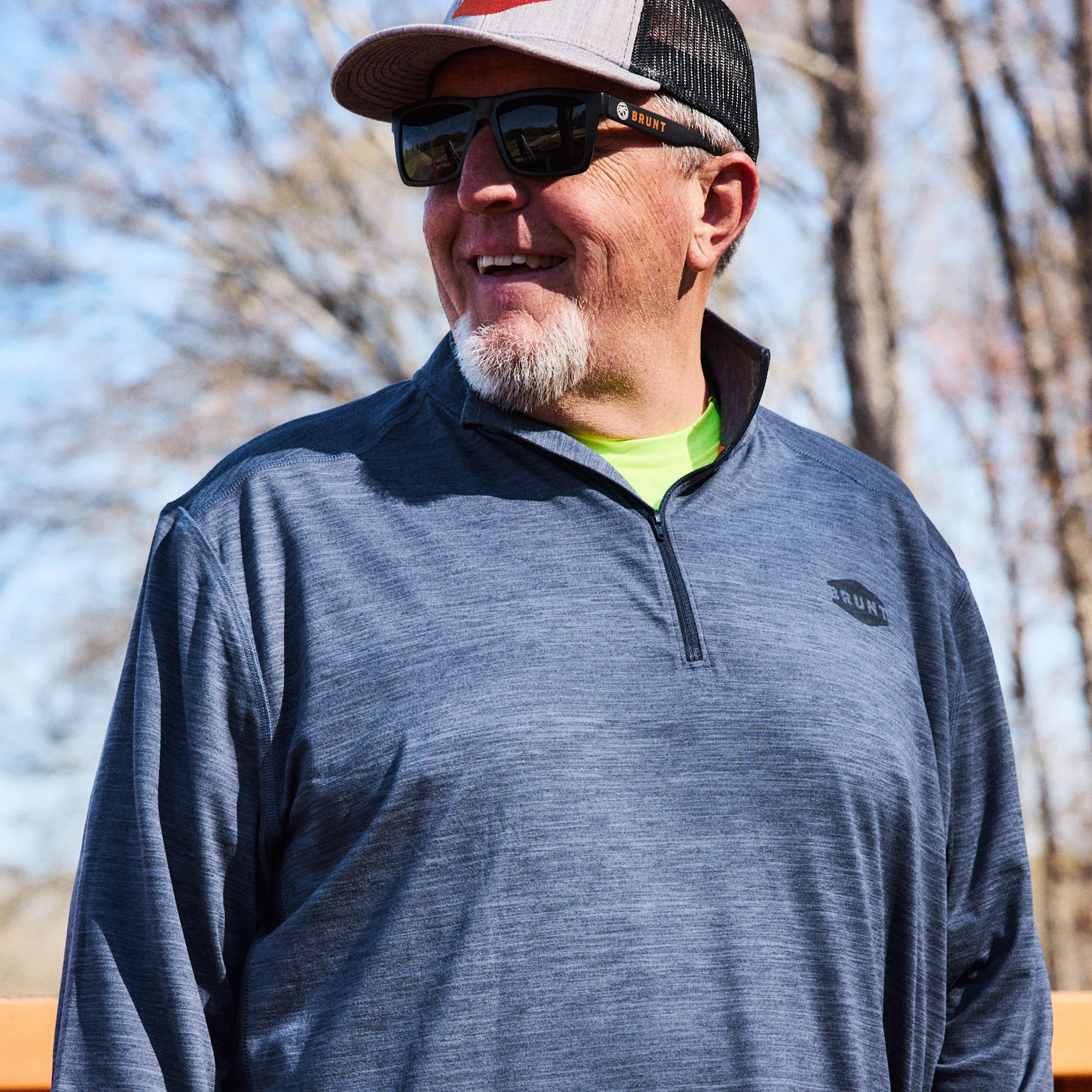 The McKenna 1/4 Zip Long Sleeve Tech Shirt - Image 7